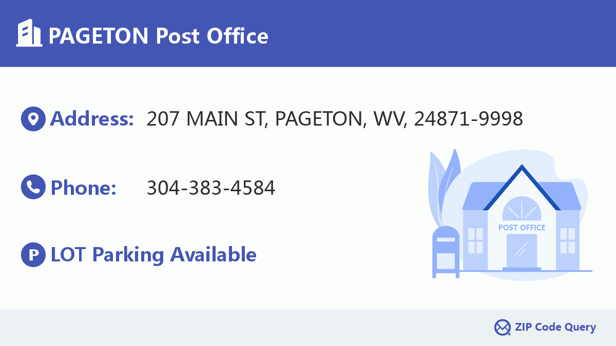 Post Office:PAGETON