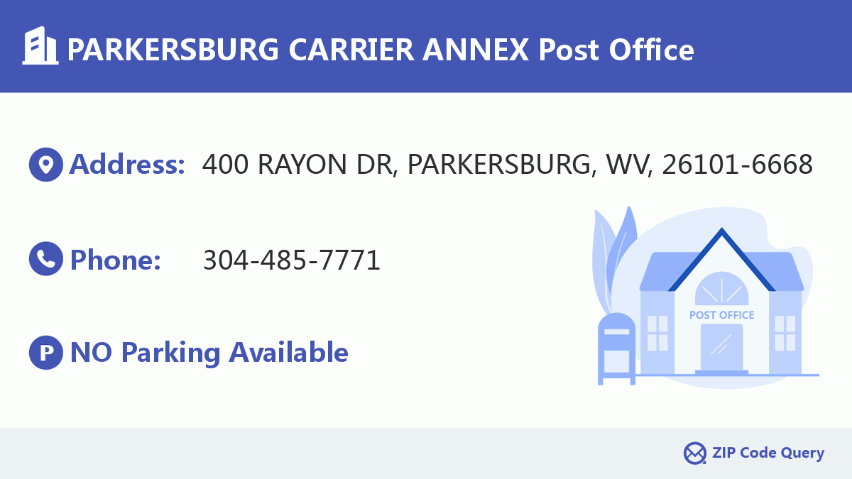 Post Office:PARKERSBURG CARRIER ANNEX