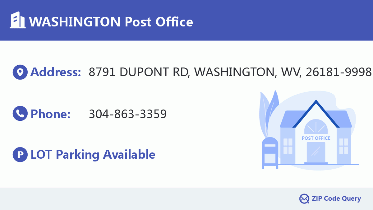Post Office:WASHINGTON