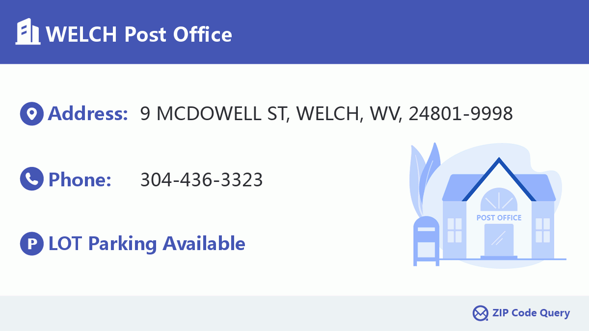 Post Office:WELCH